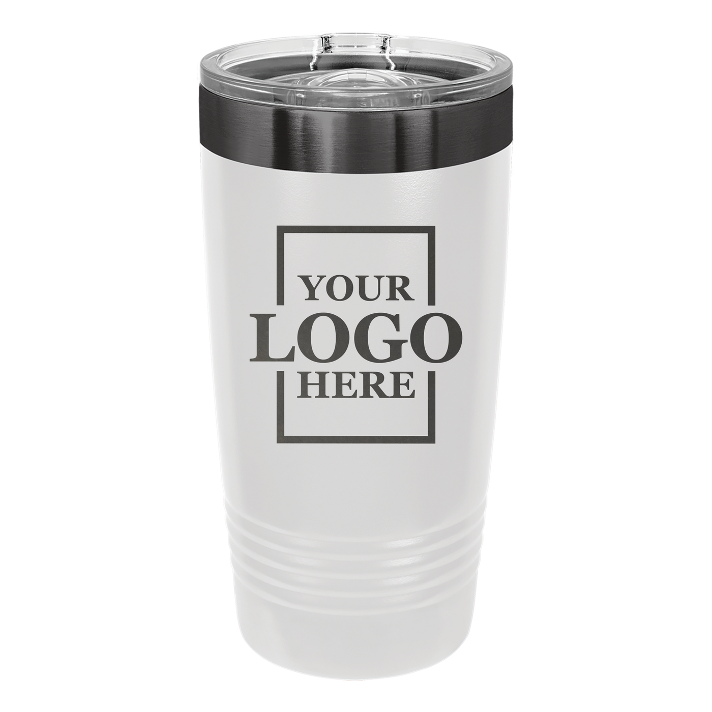 20 oz Tumbler - Ghost Black Plated