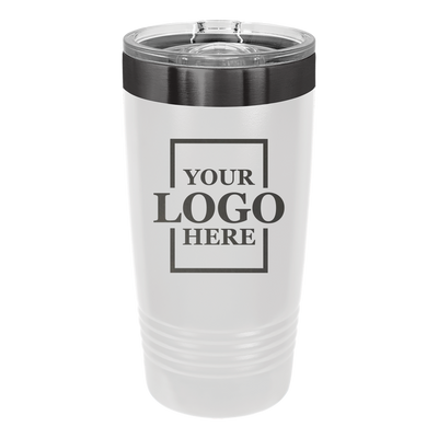 20 oz Tumbler - Ghost Black Plated