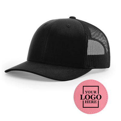 Branded Trucker Snapback Hat - Round Patch