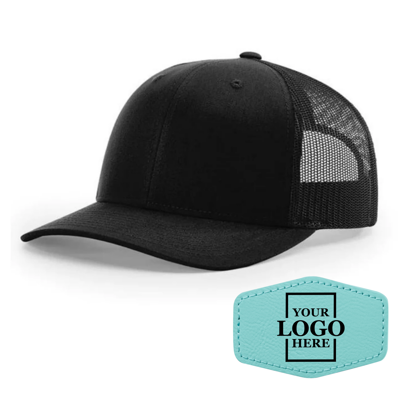 Branded Trucker Snapback Hat - Hex Patch