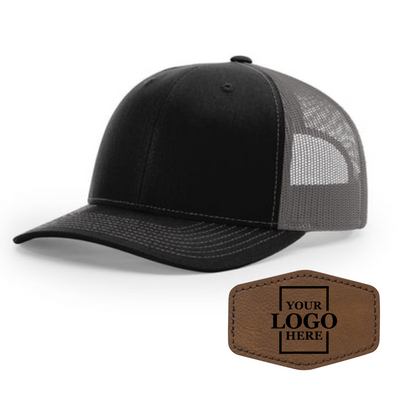 Branded Trucker Snapback Hat - Hex Patch