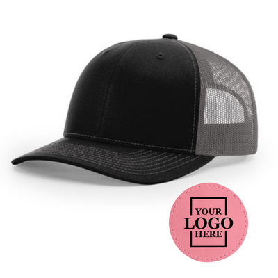 Branded Trucker Snapback Hat - Round Patch