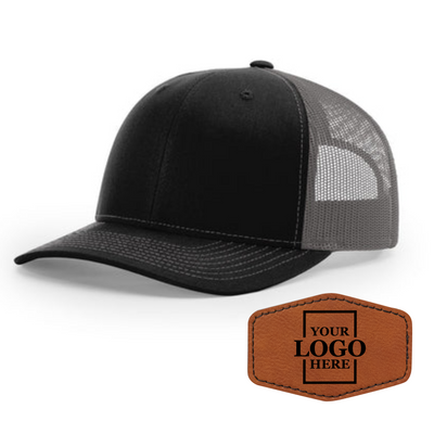 Branded Trucker Snapback Hat - Hex Patch