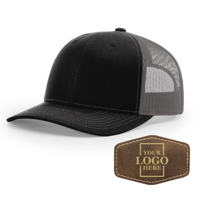 Branded Trucker Snapback Hat - Hex Patch