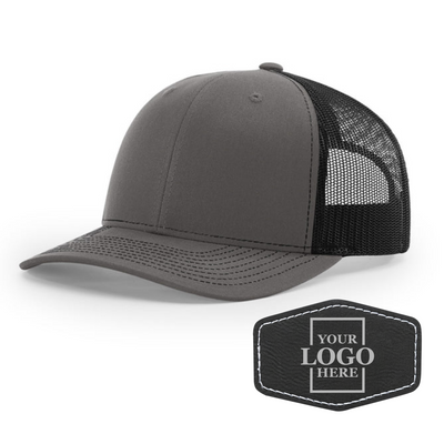 Branded Trucker Snapback Hat - Hex Patch