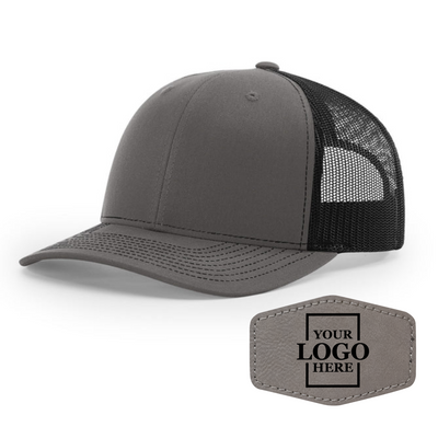 Branded Trucker Snapback Hat - Hex Patch