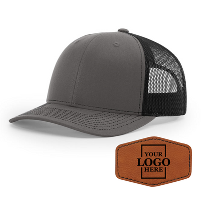 Branded Trucker Snapback Hat - Hex Patch