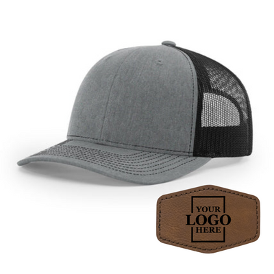 Branded Trucker Snapback Hat - Hex Patch