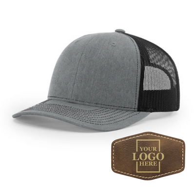 Branded Trucker Snapback Hat - Hex Patch