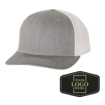 Branded Trucker Snapback Hat - Hex Patch