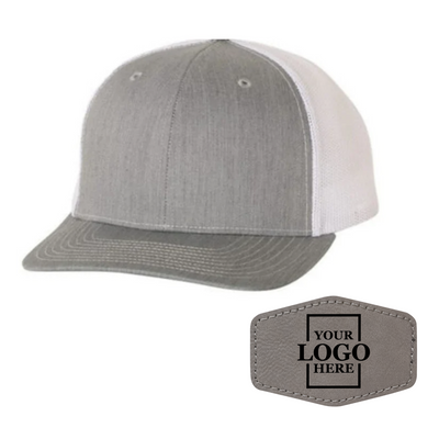 Branded Trucker Snapback Hat - Hex Patch