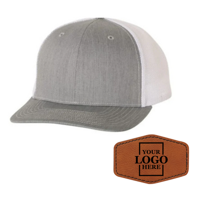 Branded Trucker Snapback Hat - Hex Patch