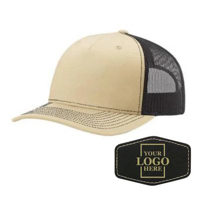 Branded Trucker Snapback Hat - Hex Patch