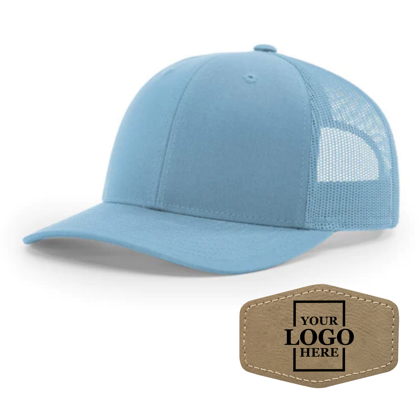 Branded Trucker Snapback Hat - Hex Patch