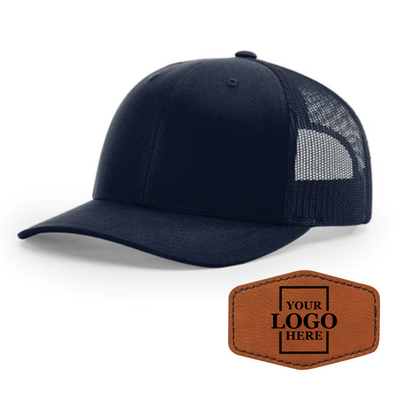 Branded Trucker Snapback Hat - Hex Patch