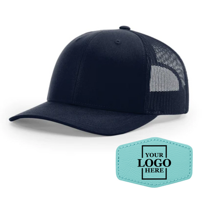 Branded Trucker Snapback Hat - Hex Patch