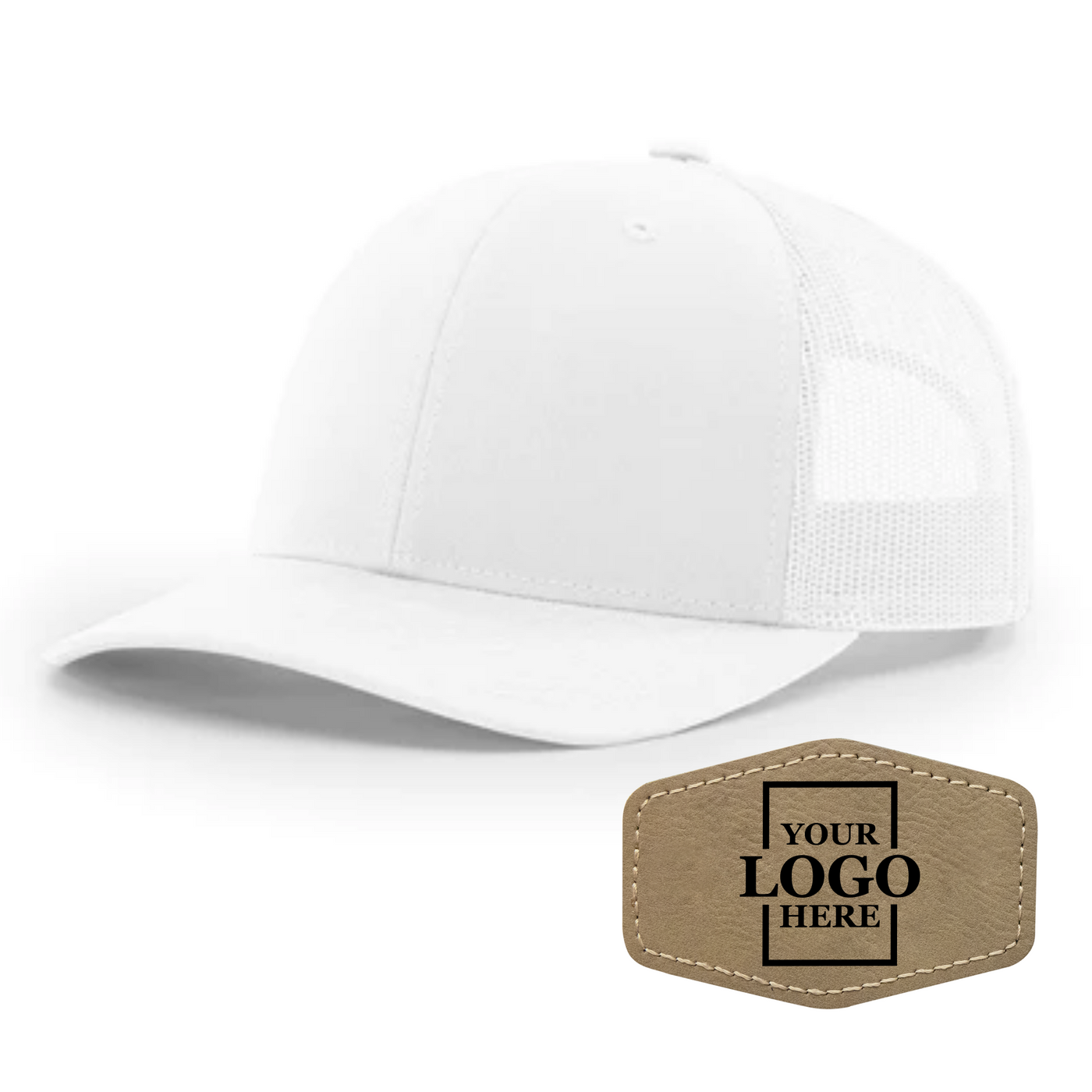 Branded Trucker Snapback Hat - Hex Patch