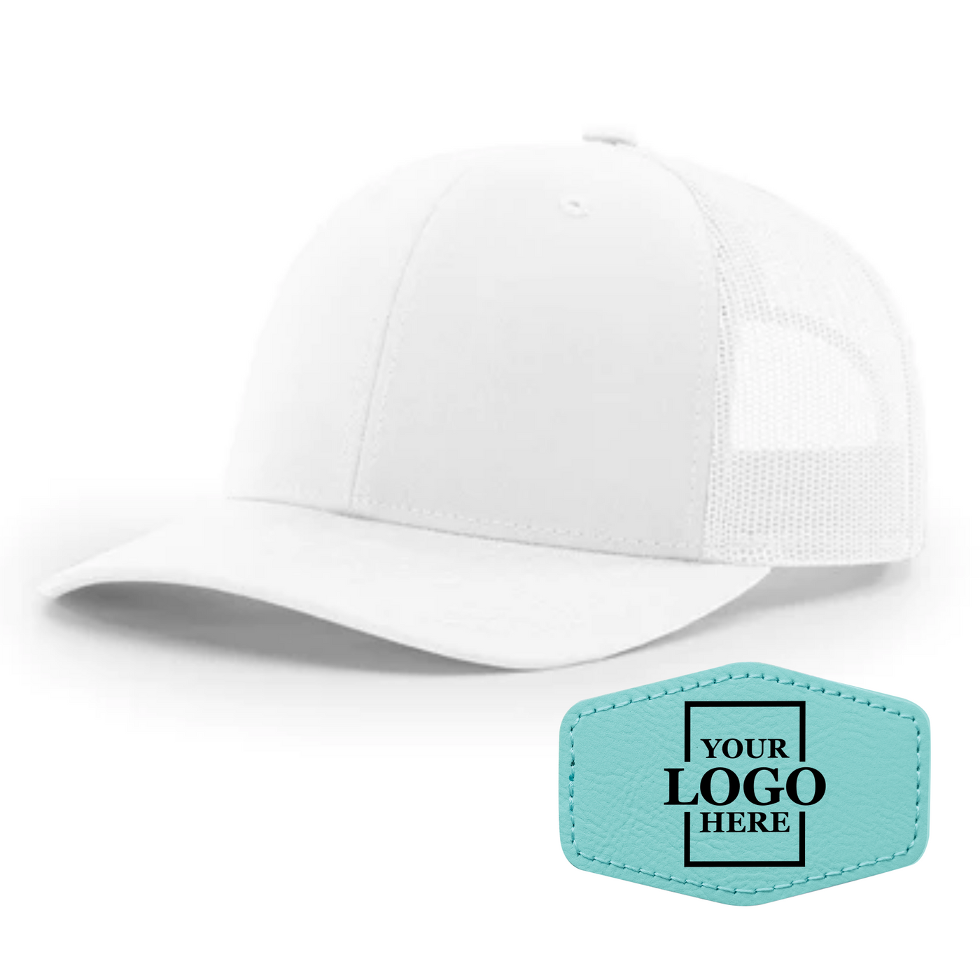 Branded Trucker Snapback Hat - Hex Patch